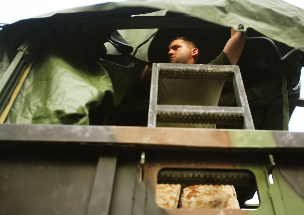 CLR-2 Marines provide support to 3rd Battalion 2nd Marine Regiment at Fort A.P. Hill