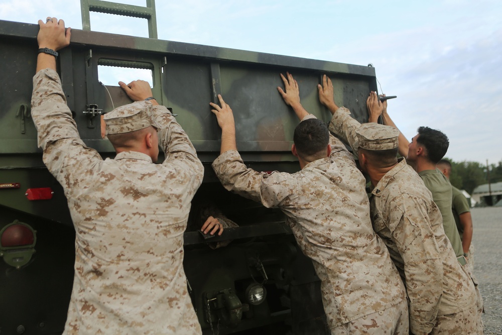 CLR-2 Marines provide support to 3rd Battalion 2nd Marine Regiment at Fort A.P. Hill