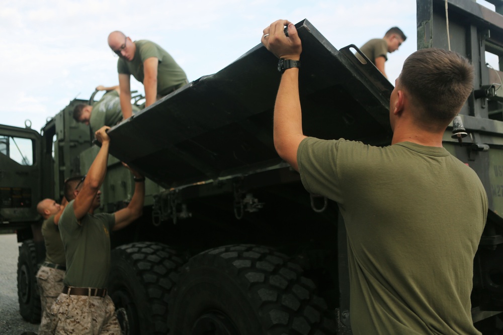 CLR-2 Marines provide support to 3rd Battalion 2nd Marine Regiment at Fort A.P. Hill