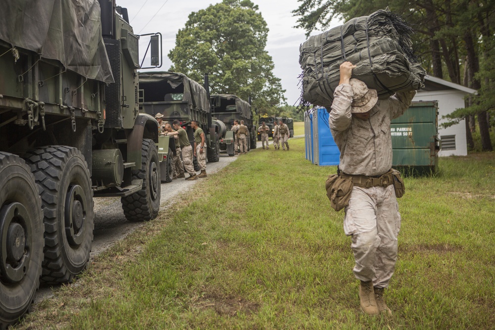 CLR-2 Marines provide support to 3rd Battalion 2nd Marine Regiment at Fort A.P. Hill
