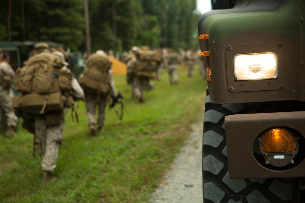 CLR-2 Marines provide support to 3rd Battalion 2nd Marine Regiment at Fort A.P. Hill