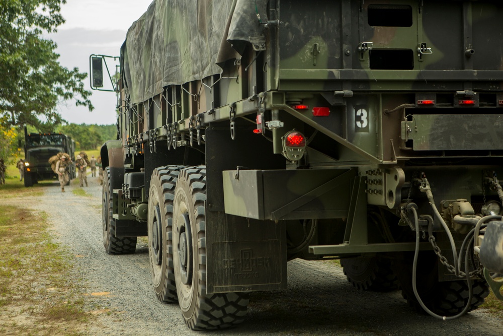 CLR-2 Marines provide support to 3rd Battalion 2nd Marine Regiment at Fort A.P. Hill
