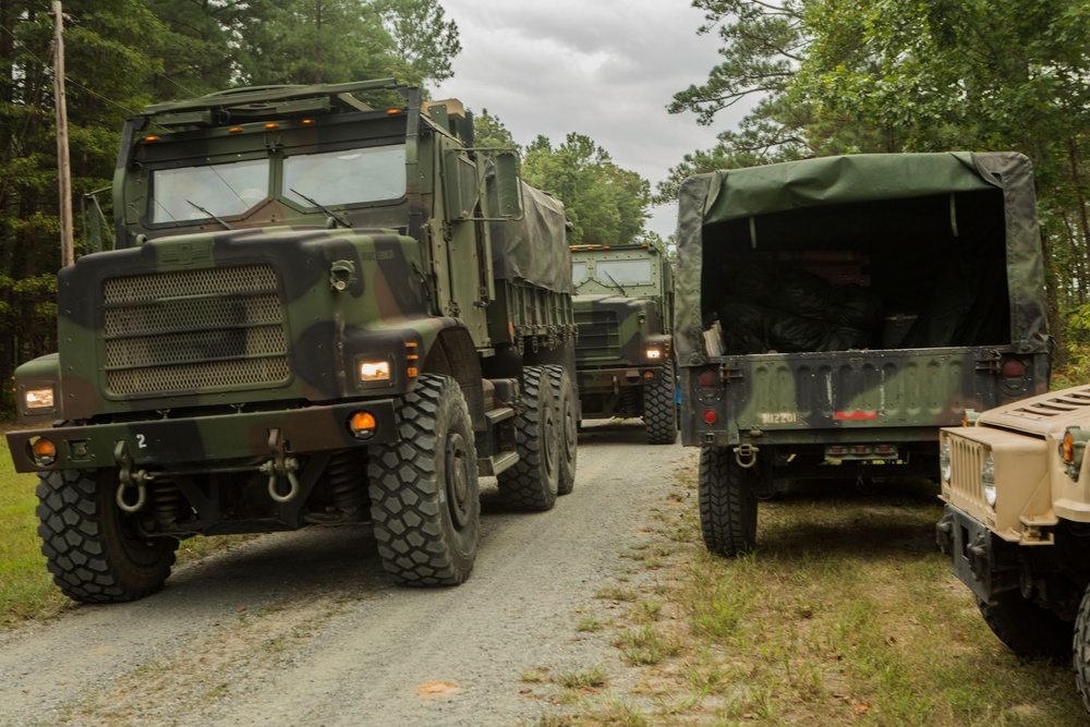 CLR-2 Marines provide support to 3rd Battalion 2nd Marine Regiment at Fort A.P. Hill