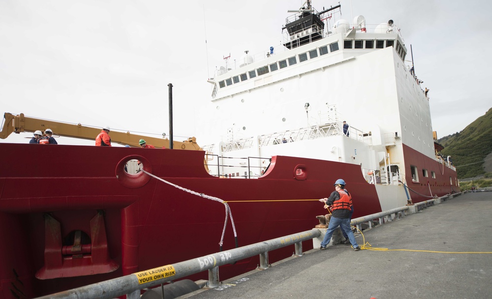 CGC Healy makes port call in Kodiak, Alaska