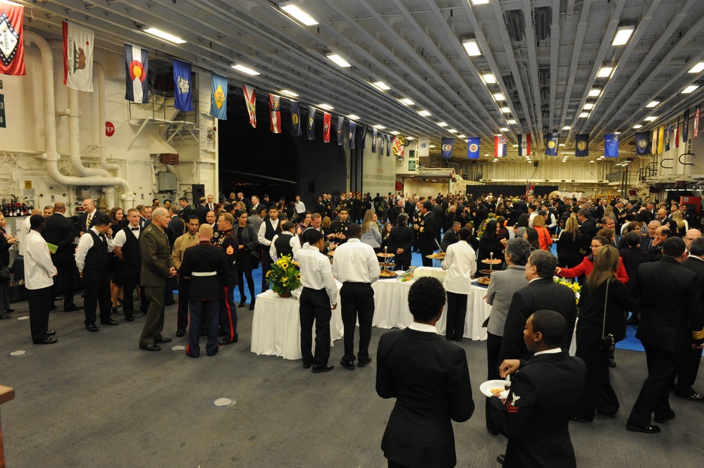 USS America reception for Peruvian dignitaries, military officials and distinguished guests