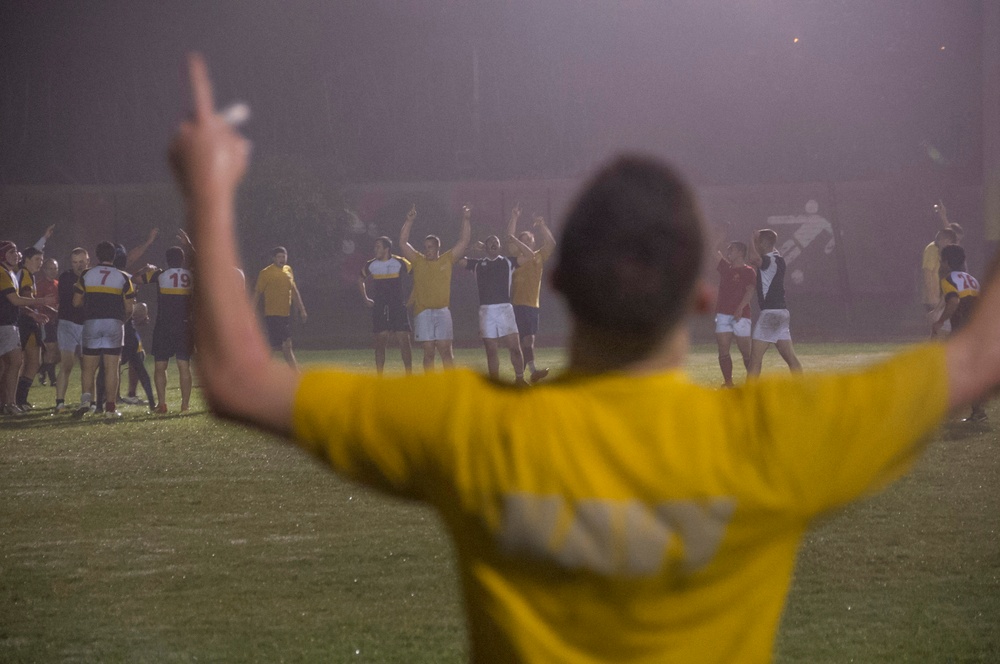 USS America rugby game