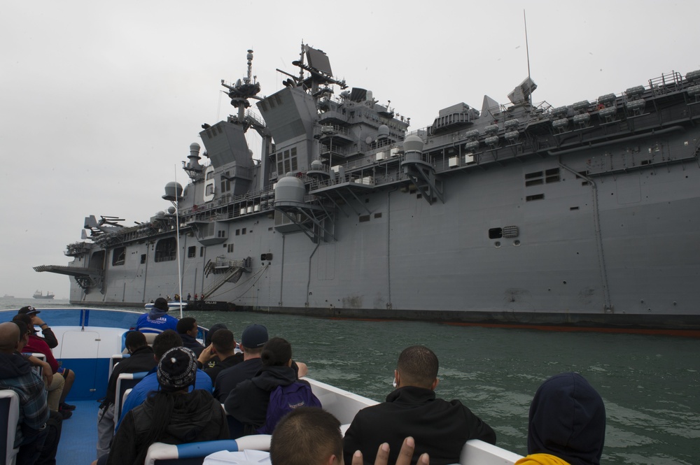 USS America's port visit