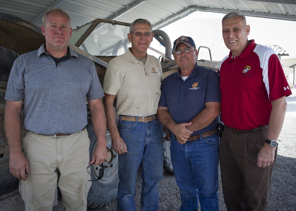 Marine Corps Assistant Commandant Visits Nevada Automotive Test Center