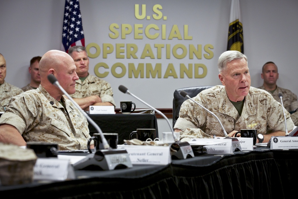 Marine Corps Commandant Attends SOCOM Warfighter Talk