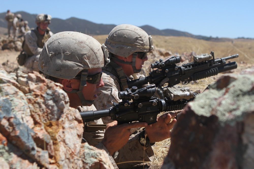 1/4 Weapons conducts TOW battle drills