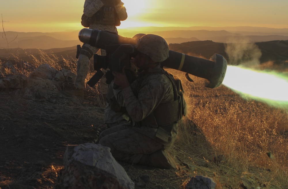 1/4 Weapons conducts TOW battle drills