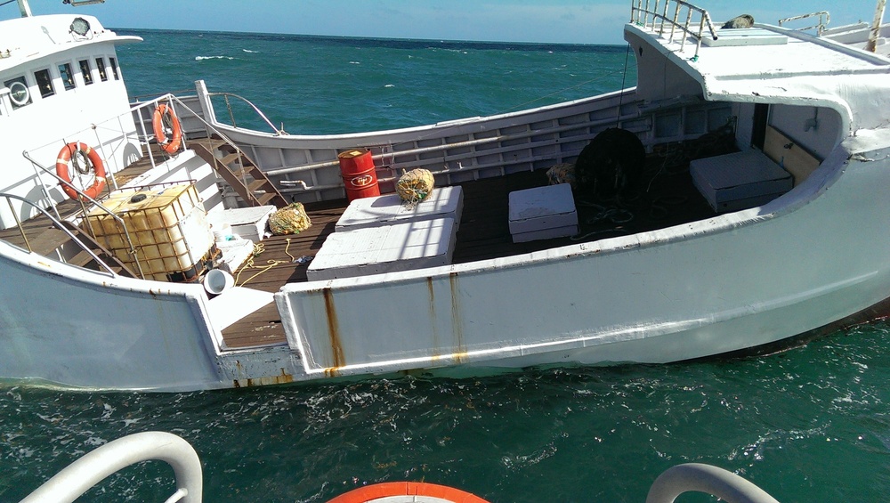 Coast Guard tracks derelict vessel off Freeport, Texas