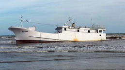 Coast Guard tracks derelict vessel off Freeport, Texas