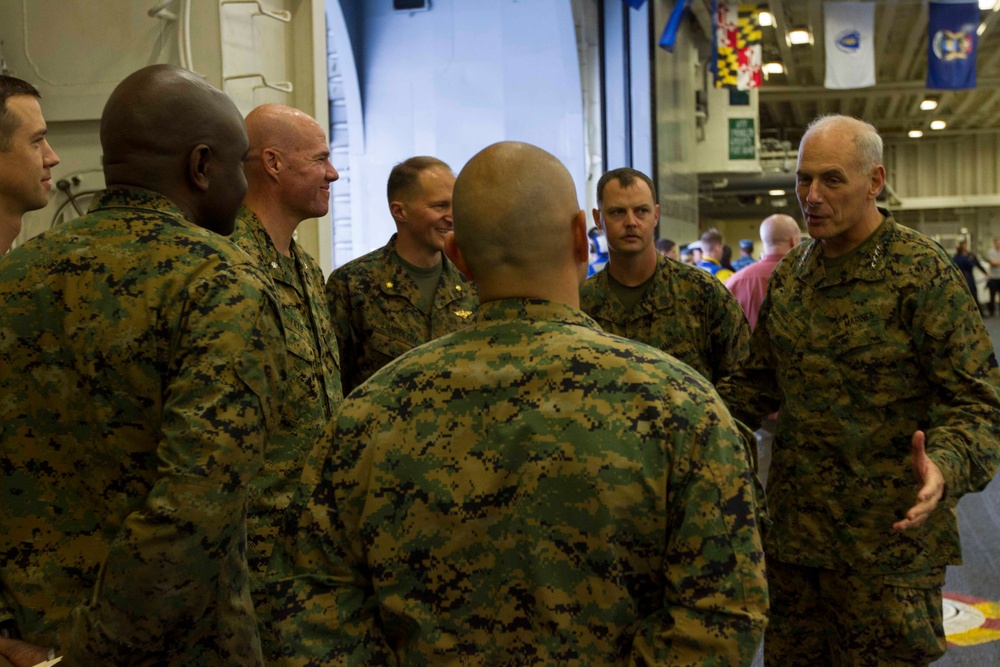 Distinguished guests tour USS America in Peru