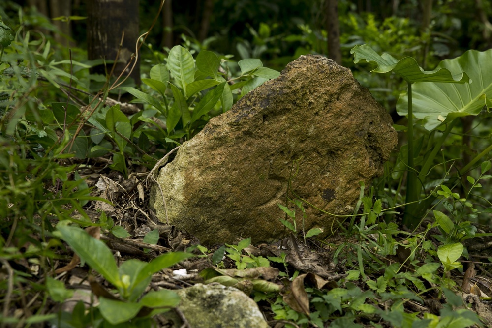 Stone on MCAS Futenma serves as historical land marker