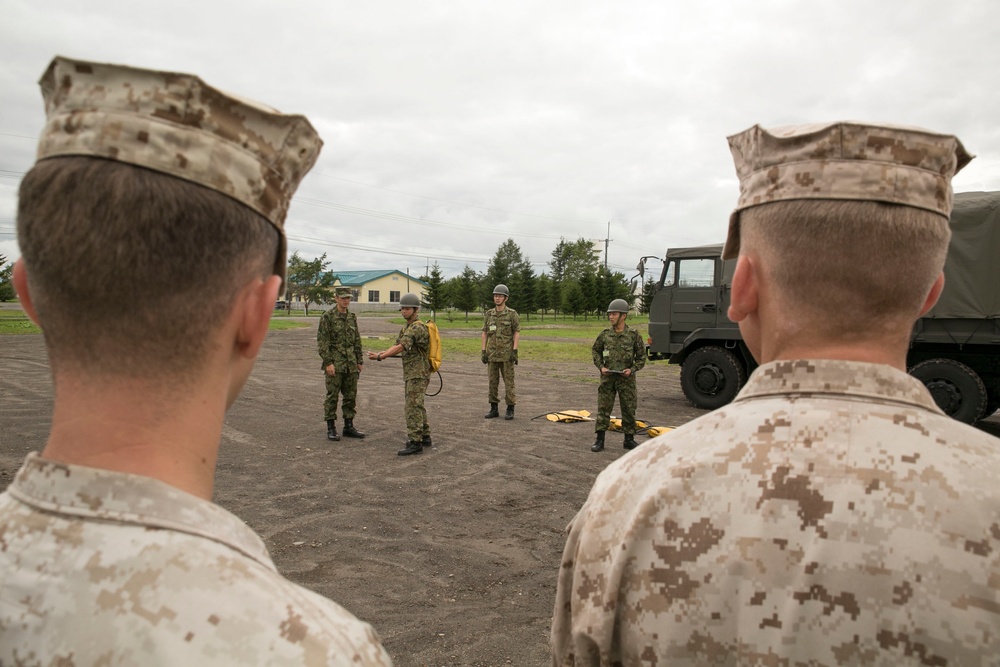 JGSDF, US Marines train for emergency