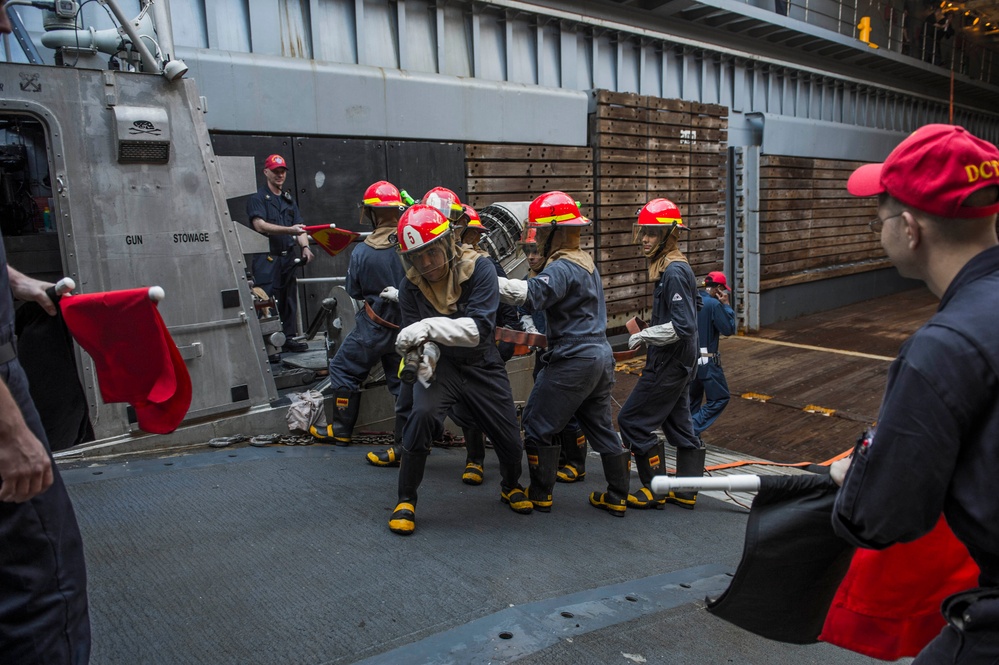 USS Germantown operations