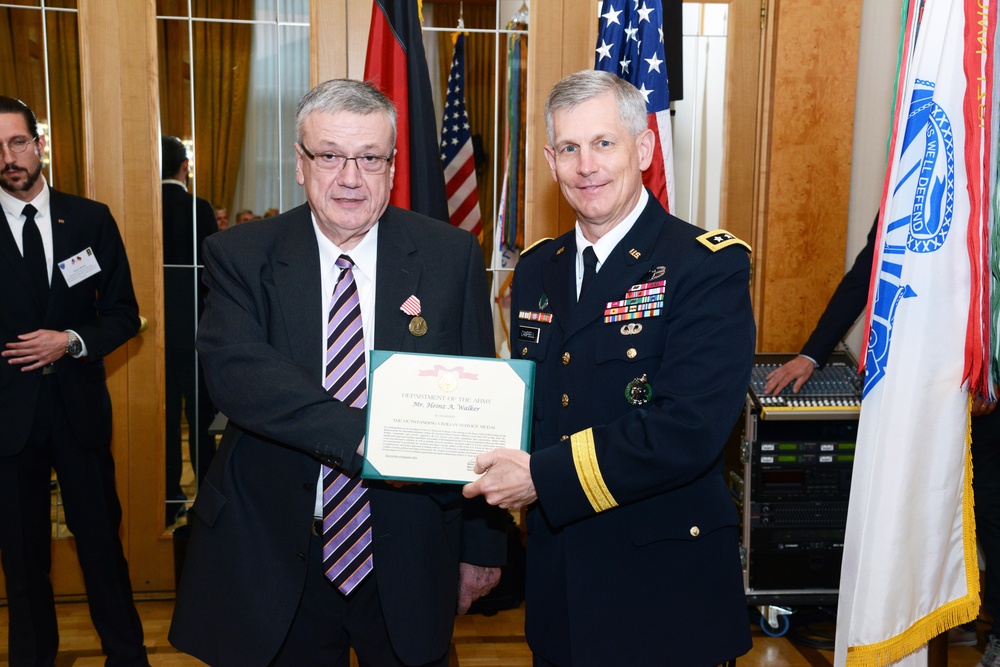 Lt. Gen. Donald M. Campbell, commander of US Army Europe hosts the US and Germany consultation meeting