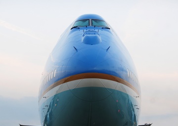Forward, ready, now: RAF Fairford welcomes POTUS