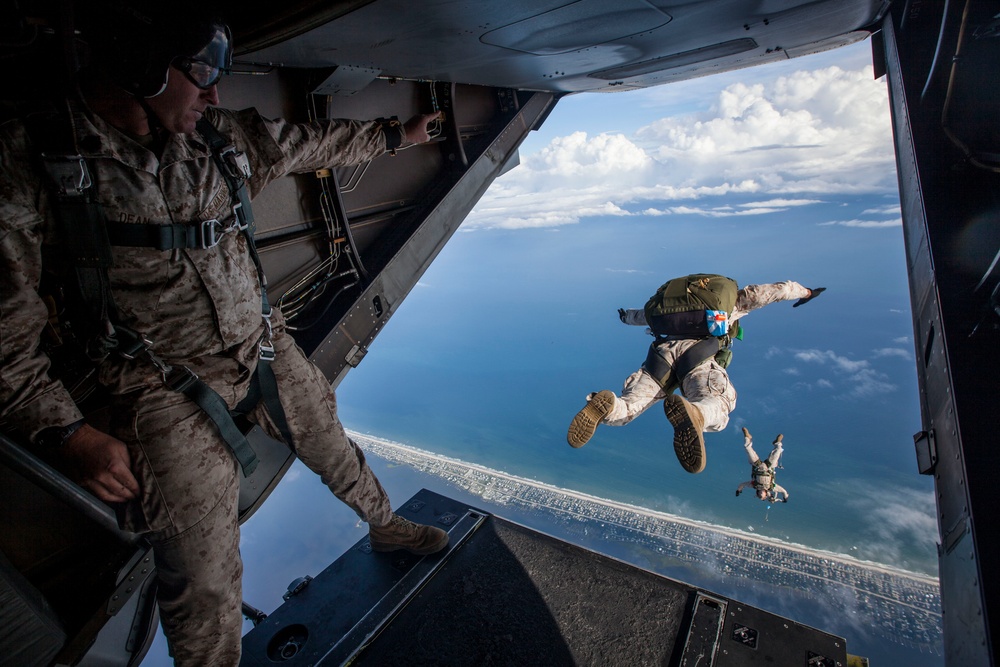 Maritime Raid Force Conducts Parachute Training Operations