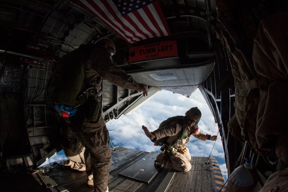 Maritime Raid Force Conducts Parachute Training Operations