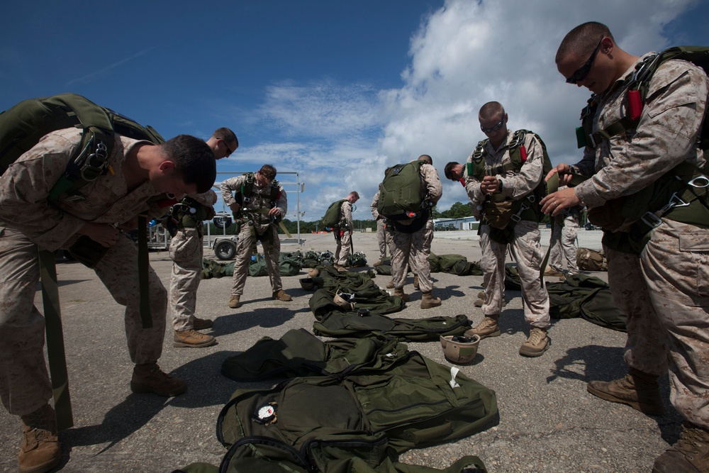 Maritime Raid Force Conducts Parachute Training Operations