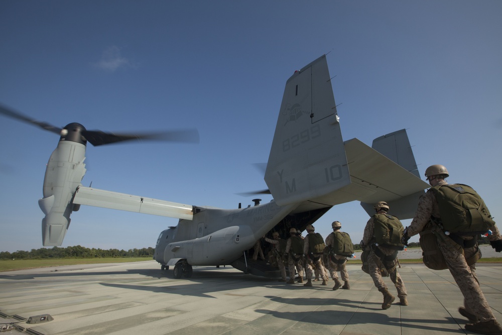 Maritime Raid Force Conducts Parachute Training Operations