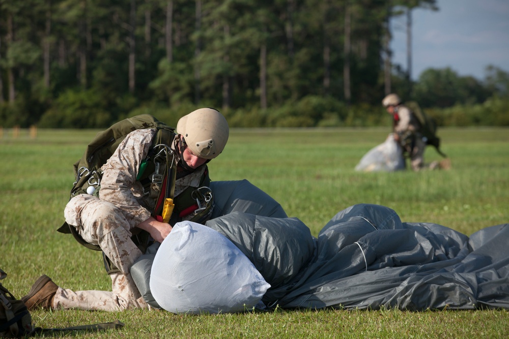 Maritime Raid Force Conducts Parachute Training Operations