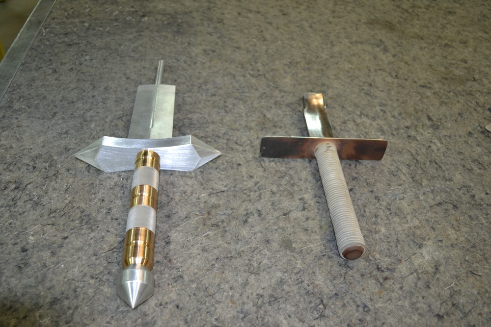 Combat metal technicians unveil new sword