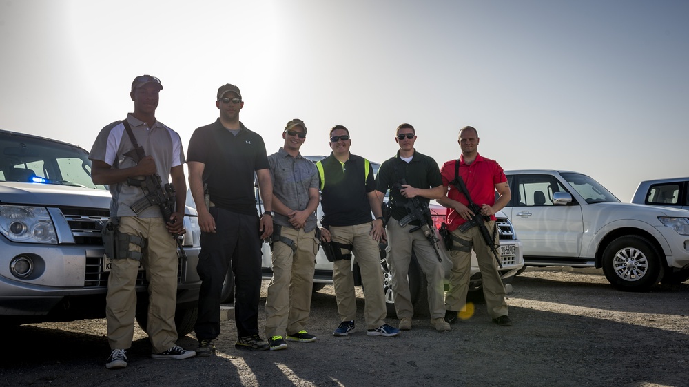 SET Airmen provide convoy security to the area of responsibility
