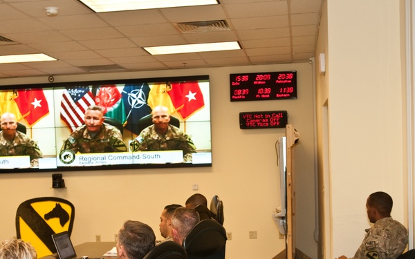 First Team commander ‘hangs out’ from Afghanistan