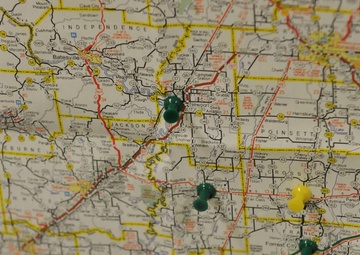 Stolte, Rocca tour civil-military training in East Arkansas
