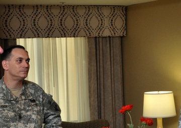 Stolte, Rocca tour civil-military training in East Arkansas
