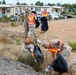 Service members conduct cleanup aboard MCAS Miramar