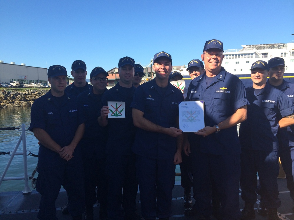 Coast Guard Cutter Terrapin recognized for drug bust