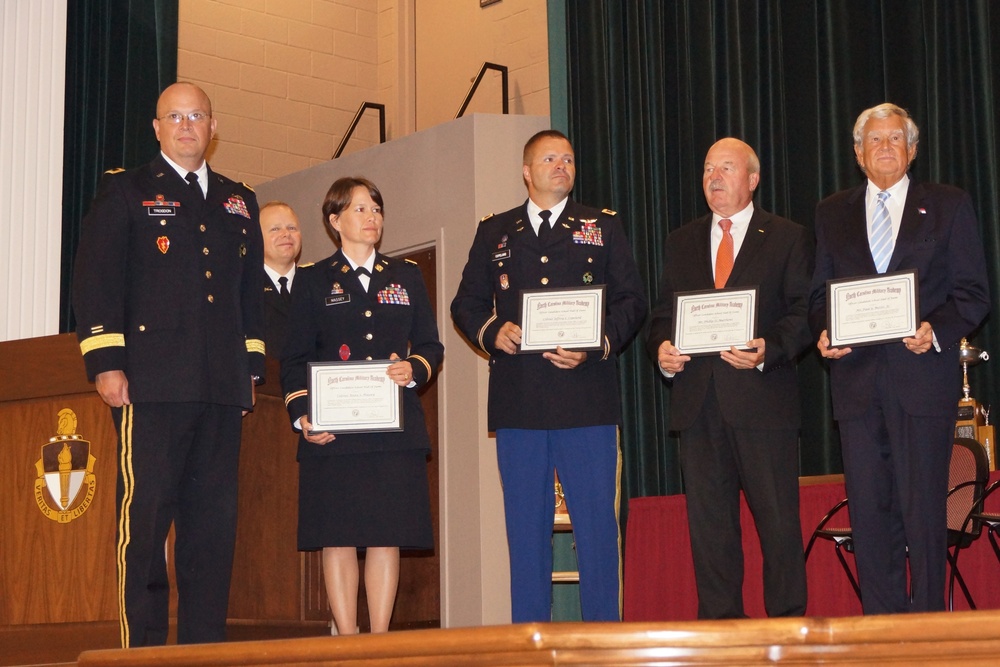 New North Carolina Guard leaders earn commission, senior leaders honored for service