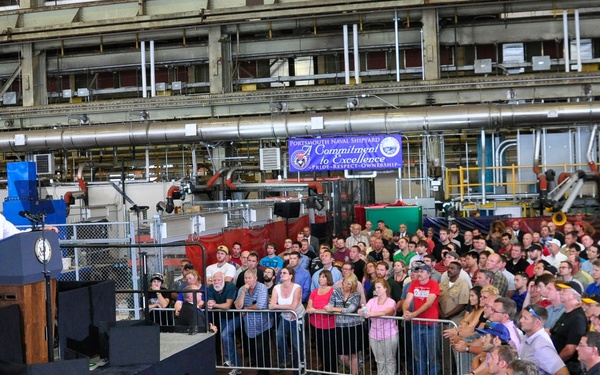 Vice president visits Portsmouth Naval Shipyard