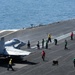 USS George H.W. Bush flight deck operations