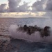 USS Germantown conducts equipment on-load with LCAC