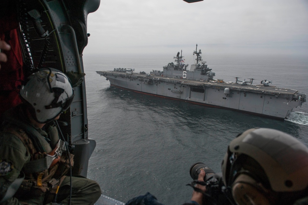 USS America passing exercise