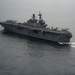 USS America transits the Pacific Ocean