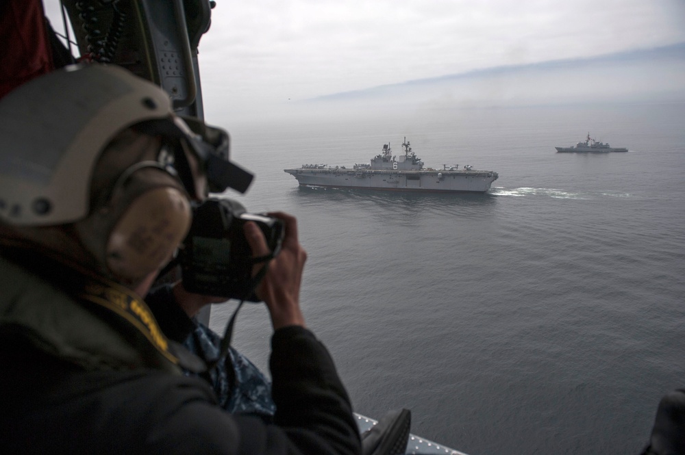 USS America passing exercise