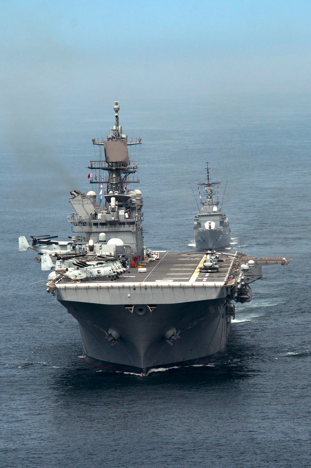 USS America passing exercise