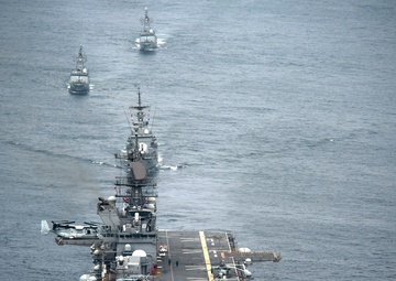 USS America passing exercise