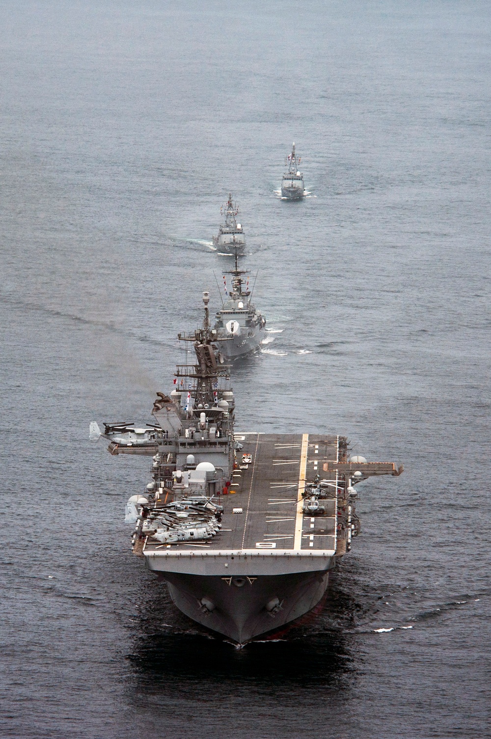 USS America passing exercise