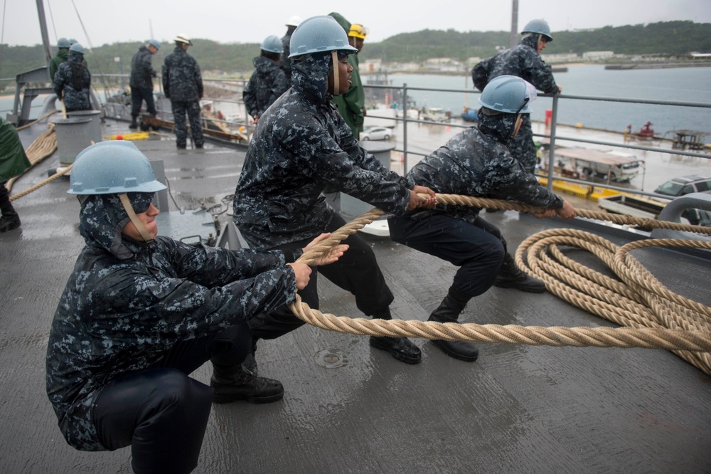 USS Germantown operations