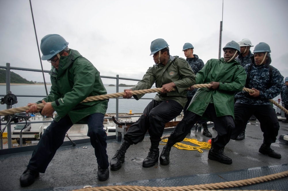 USS Germantown operations