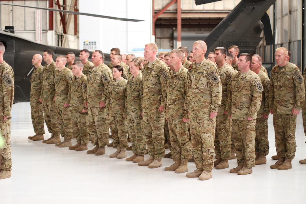 Kansas Army National Guard aviation unit returns home