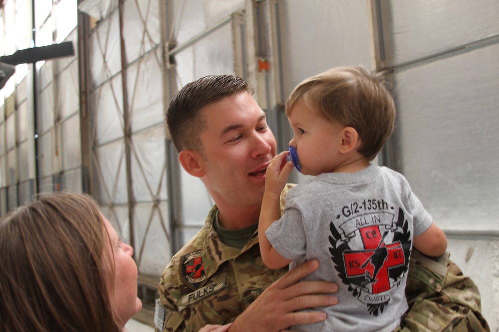 Kansas Army National Guard aviation unit returns home