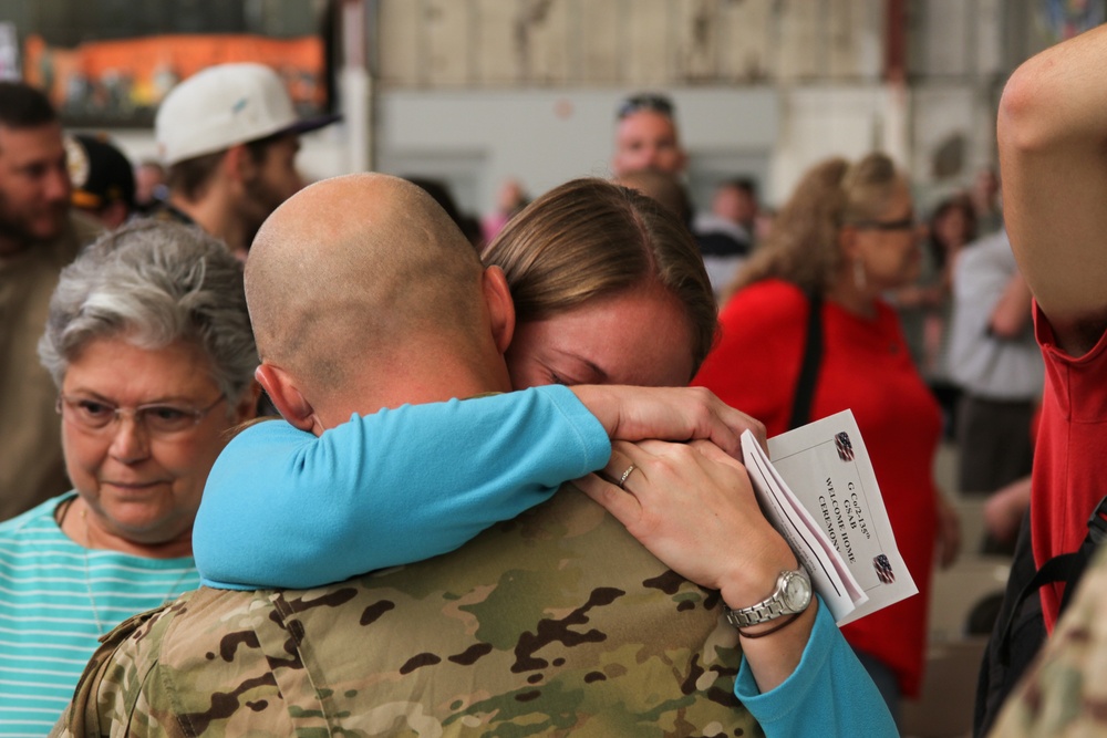 Kansas Army National Guard aviation unit returns home